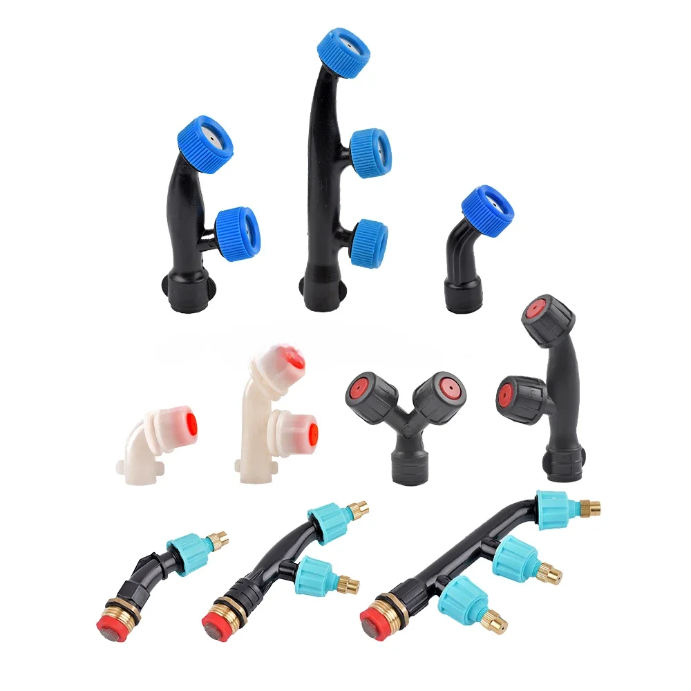 Buse de pulvérisation d'atomisation en cuivre agricole, 1/4 1/2 pouces, tête de buse 1/2/3, arroseur de pesticides d'irrigation de jardin, 1 pièce