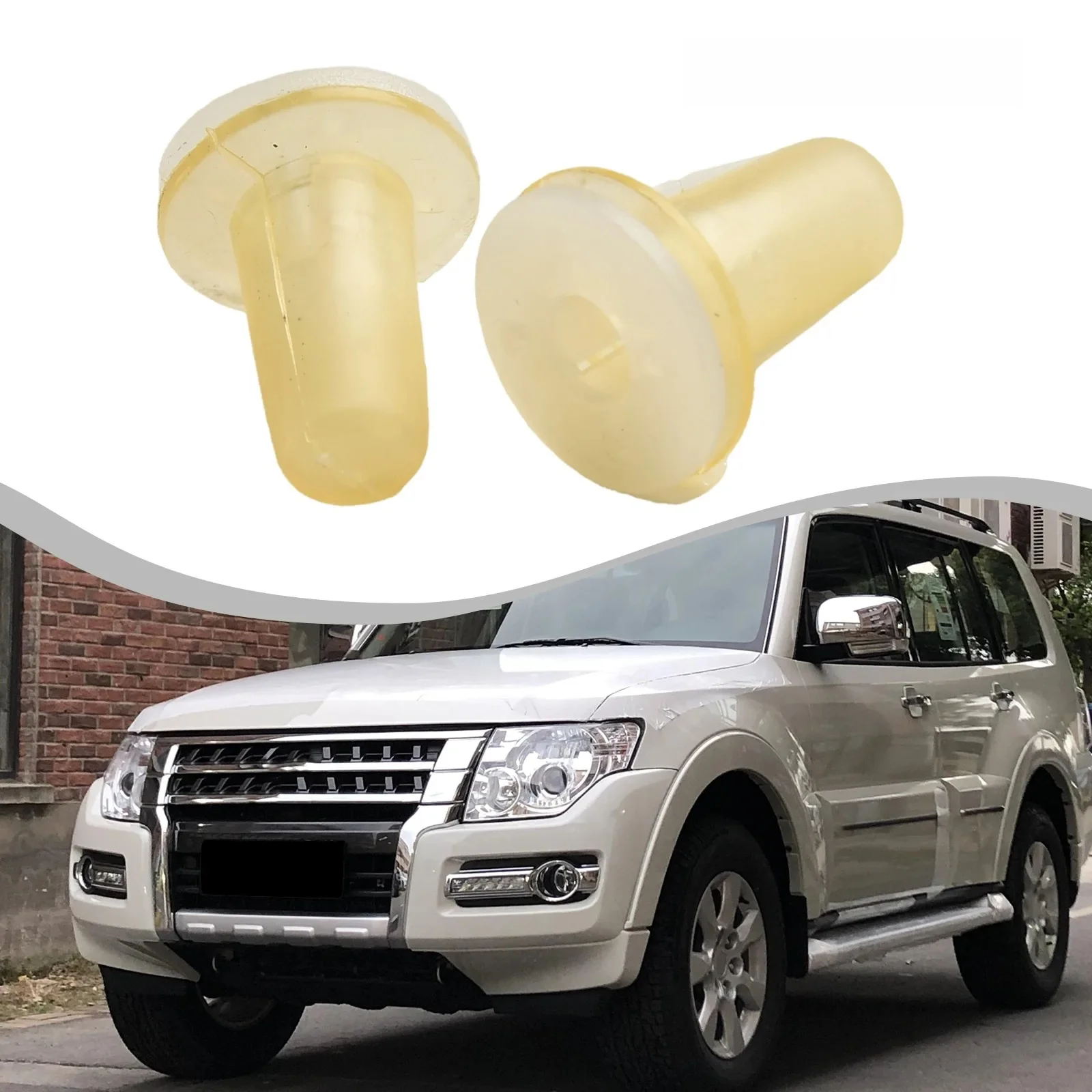 Boucle en caoutchouc pour feu arrière de voiture, 2 pièces, pour Pajero Montero V93/V97 pour Mitsubishi, Clips en caoutchouc pour feu arrière automobile