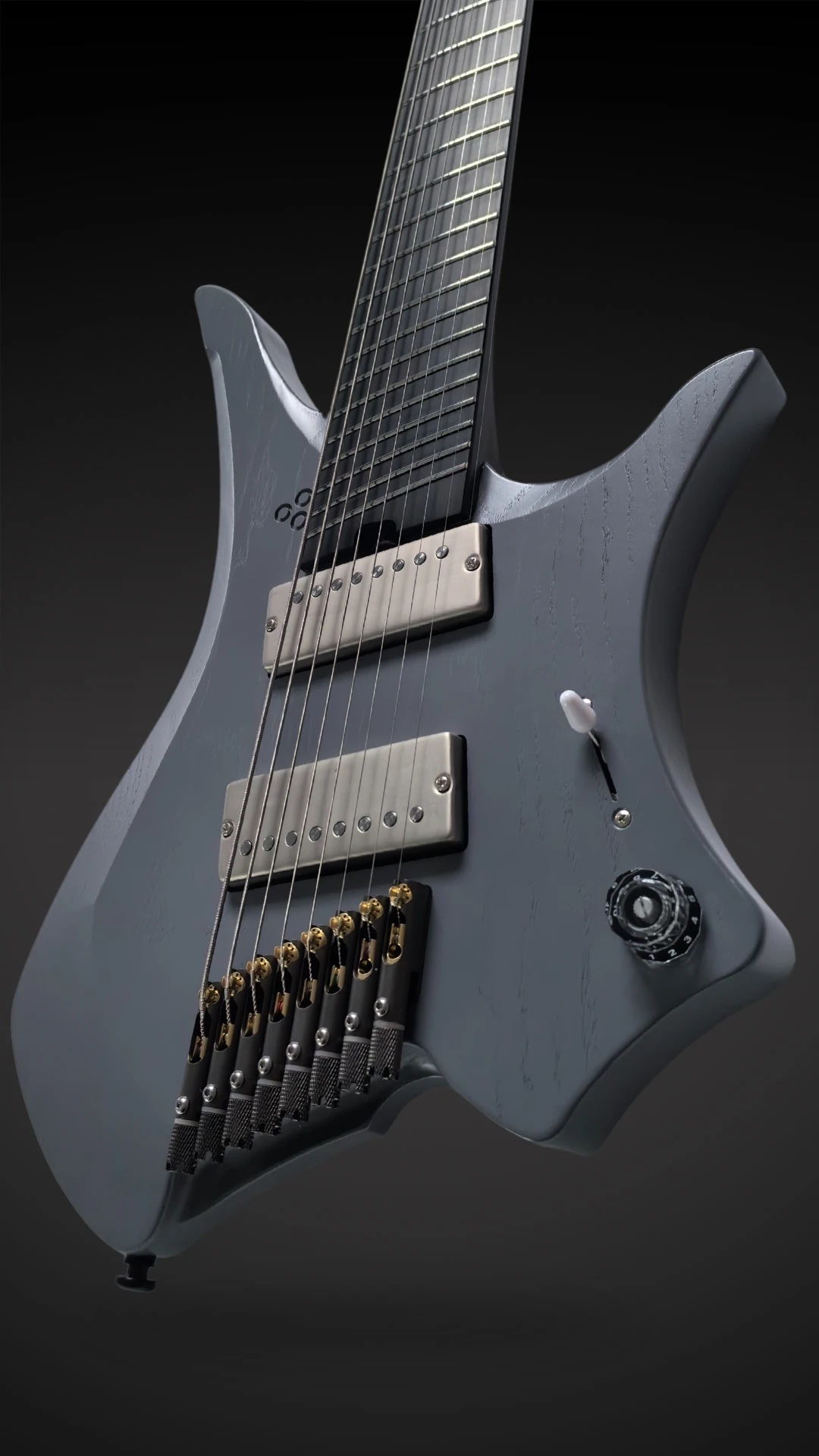 GOC Guitars Headless Vajra 8 Battleship