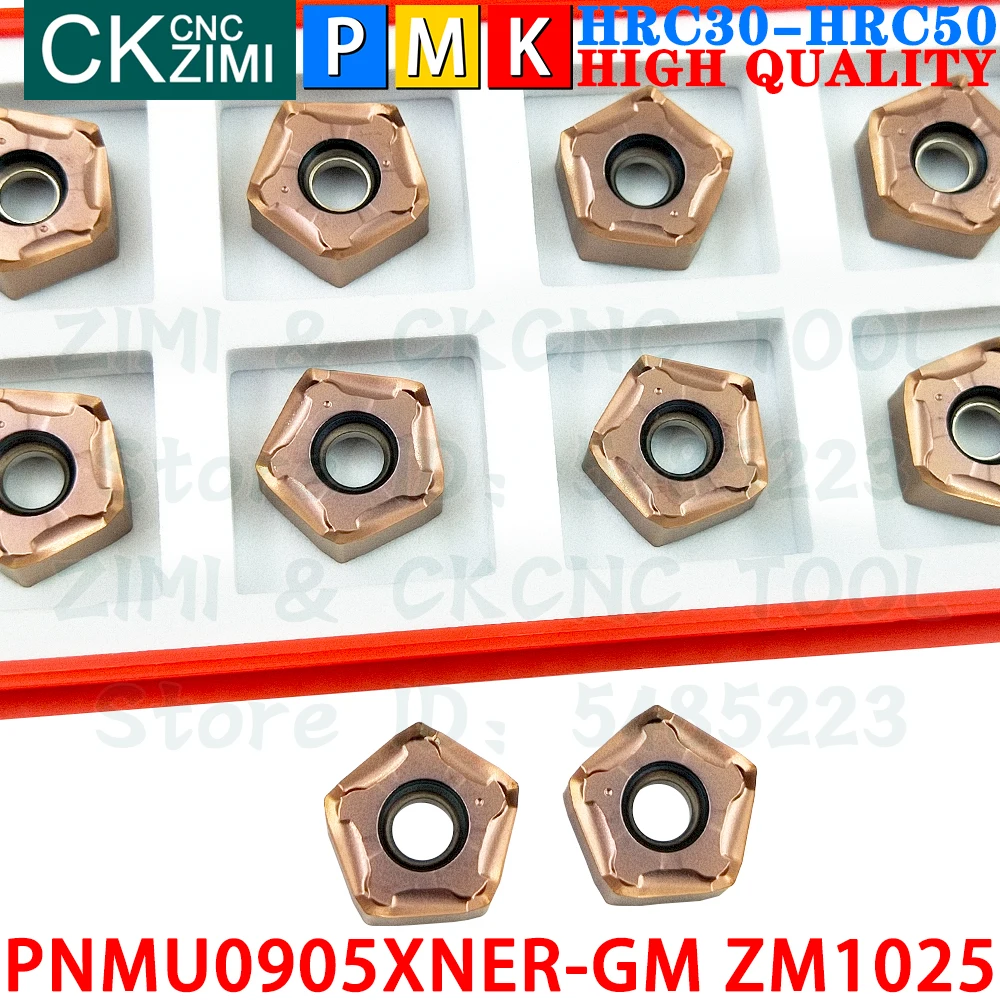 PNMU0905XNER-GM ZM1025 PNMU 0905 XNER-GM Carbide Inserts Fast Feed Milling Inserts MFPN CNC Heavy Cutting Indexable Milling Tool