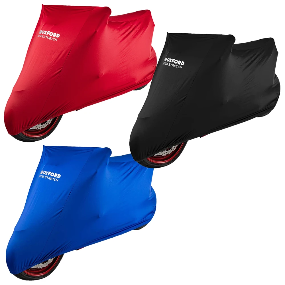 Oxford CV171-173 / CV175-177/CV179-181Protex-cover bike case elastic motorcycle Interior red/blue/black T- M L XL