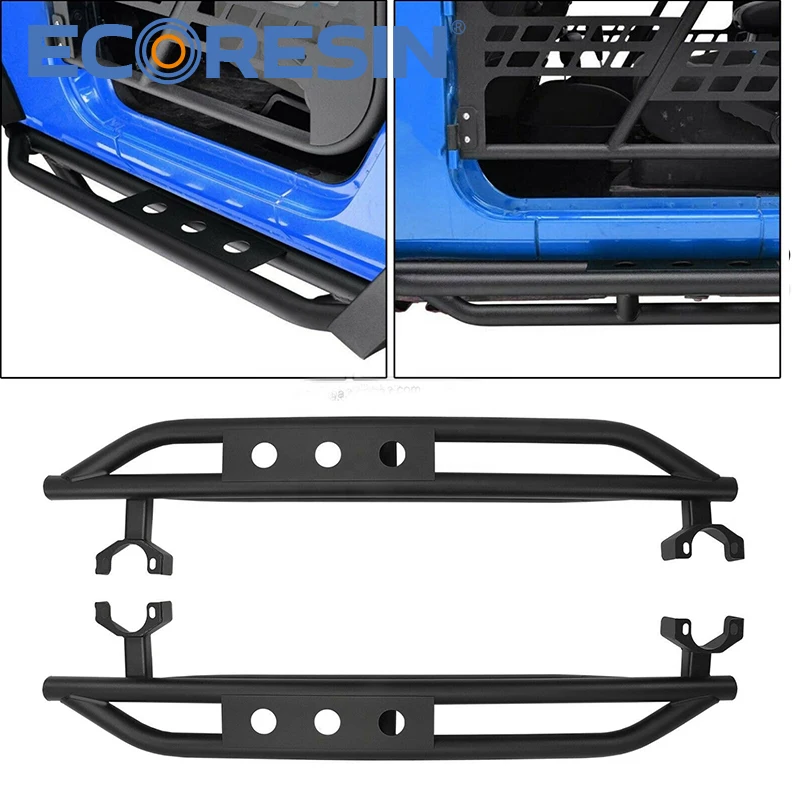 For Wrangler Jeep JL Molded 2018-2022 Side Steps  Nerf Bar  Running  Black  4X4  Car Outer Auto Parts ARunning Board