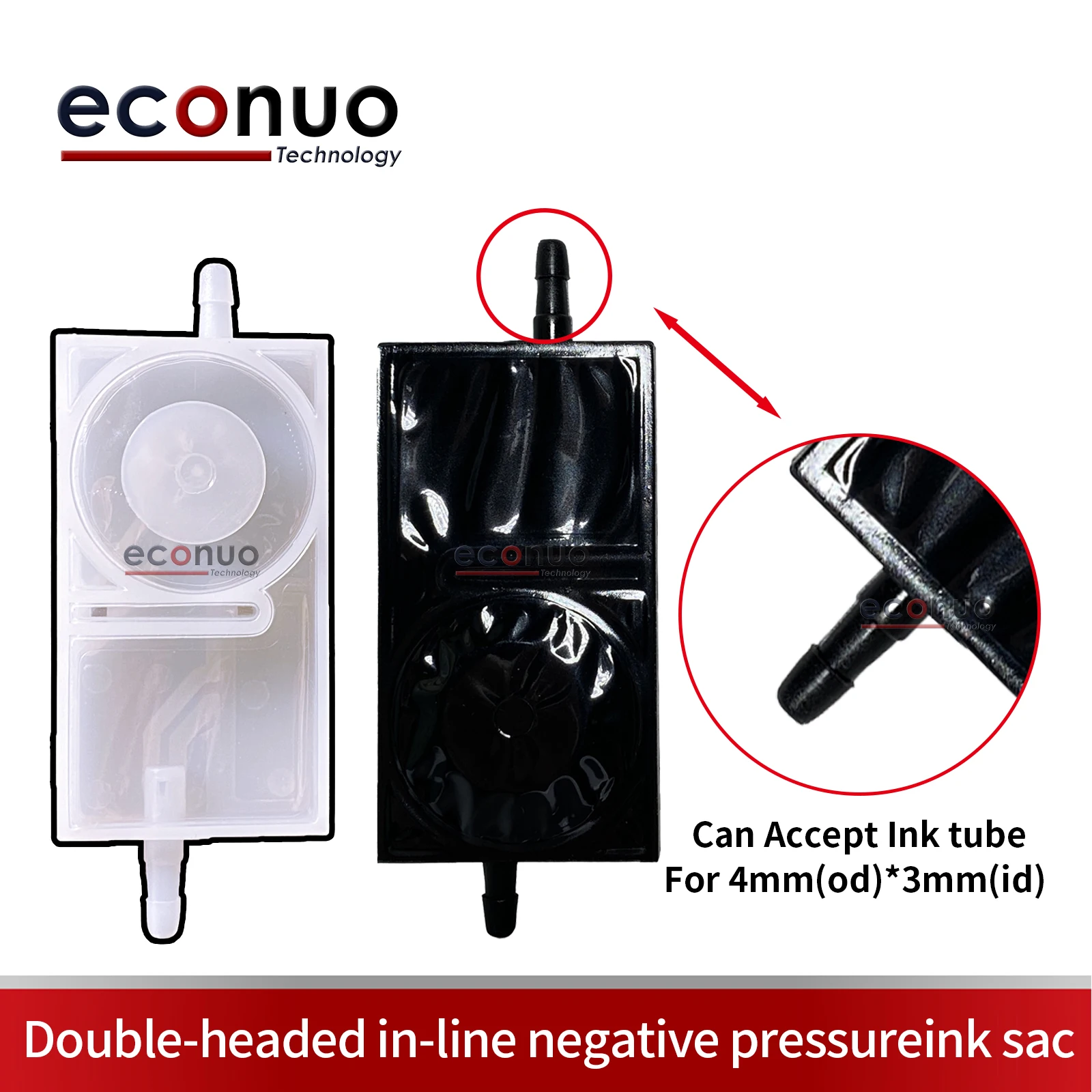 

20 PCS Double-Headed In-Line Negative Pressure Ink Damper for JV5/JV33 Precision Printing And Manufacturing