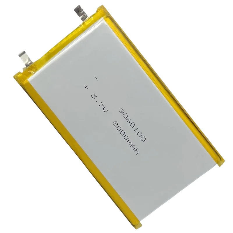 9060100 3.7V 8000mAh Ternary Lithium Polymer Battery for Power Banks, High-Power Electronics & LED Devices
