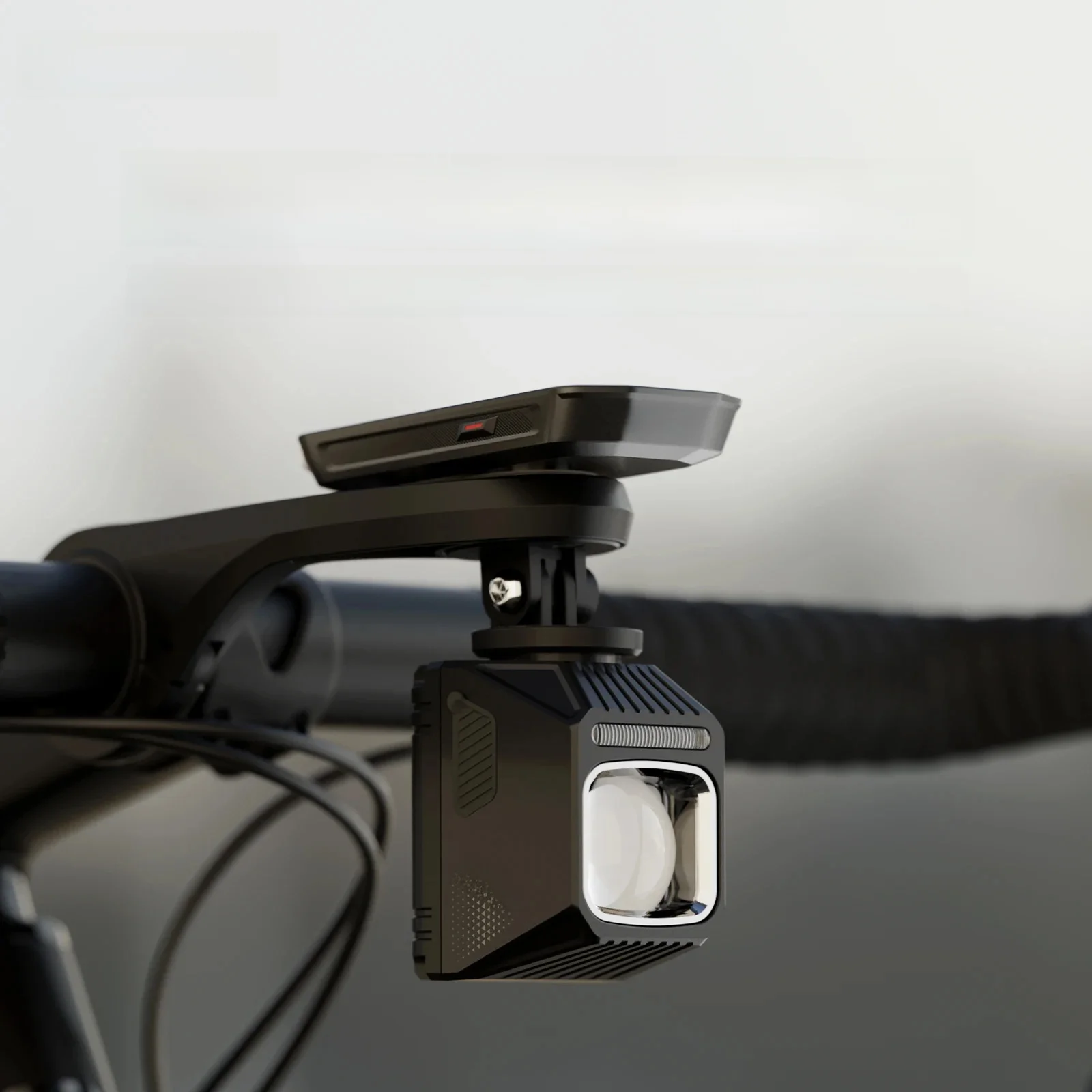 AliExpress CYCLAMI CYC1200 Bicycle Cutoff Line Light Bike Hanging Front Lamp Headlight Night Riding MTB Road Flashlight Cycling Accessories