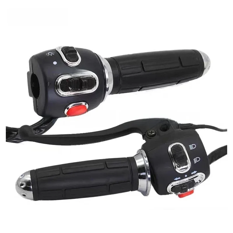 Gasgriff, Geschwindigkeitsverschiebungsregler, Steuergriff, Hupe, Fernlicht, Abblendlicht, Blinker, Bremsschalter, Elektrofahrzeug, Roller