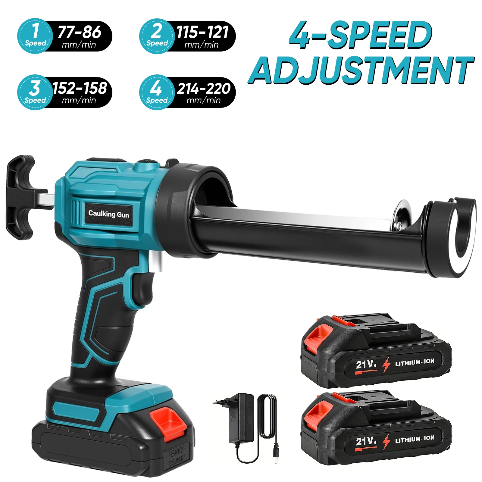 Makita – pistolet à colle électrique sans fil, pistolet de calfeutrage à colle pour verre, 4 vitesses, portes et fenêtres, outil de colle pivotant électrique pour batterie 18V