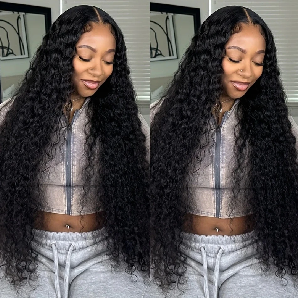 30 بوصة 13x6 Hd الدانتيل الجبهة الباروكات الشعر البشري 250 الكثافة موجة عميقة الباروكات الأمامية 100% شعر الإنسان غلويليس مجعد الباروكات للنساء