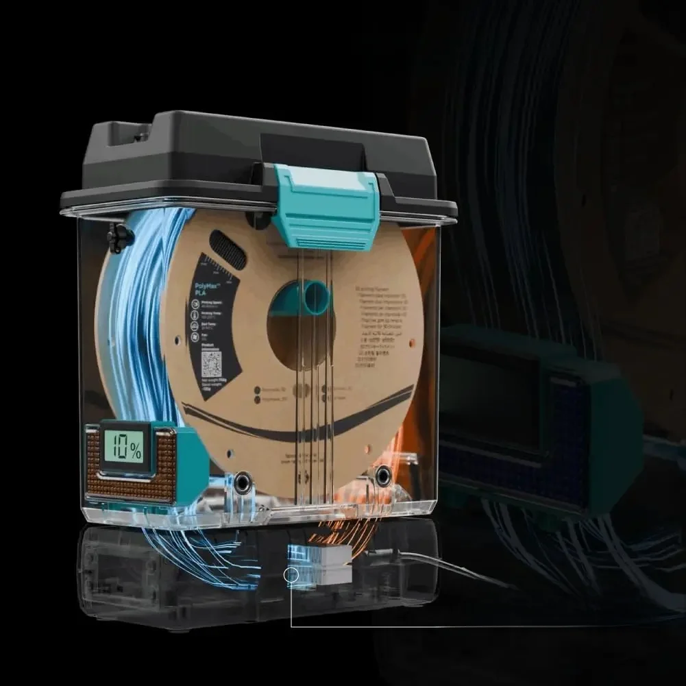 Do suszarki PolyDryer firmy Polymaker 3D Print Filament Dryer Box Pudełko do przechowywania filamentów do druku 3D do Polymaker Drybox 3D Filament Box — zdjęcie 2