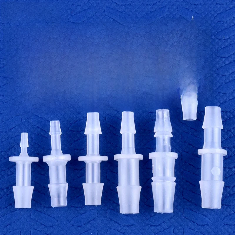 5 ~ 200 sztuk 2,4 ~ 7,9 mm do 1,6 ~ 6,4 mm PP Pagoda Redukcja bezpośrednich złączy Adapter zbiornika akwariowego Mikro system nawadniania Złączki węży — 2