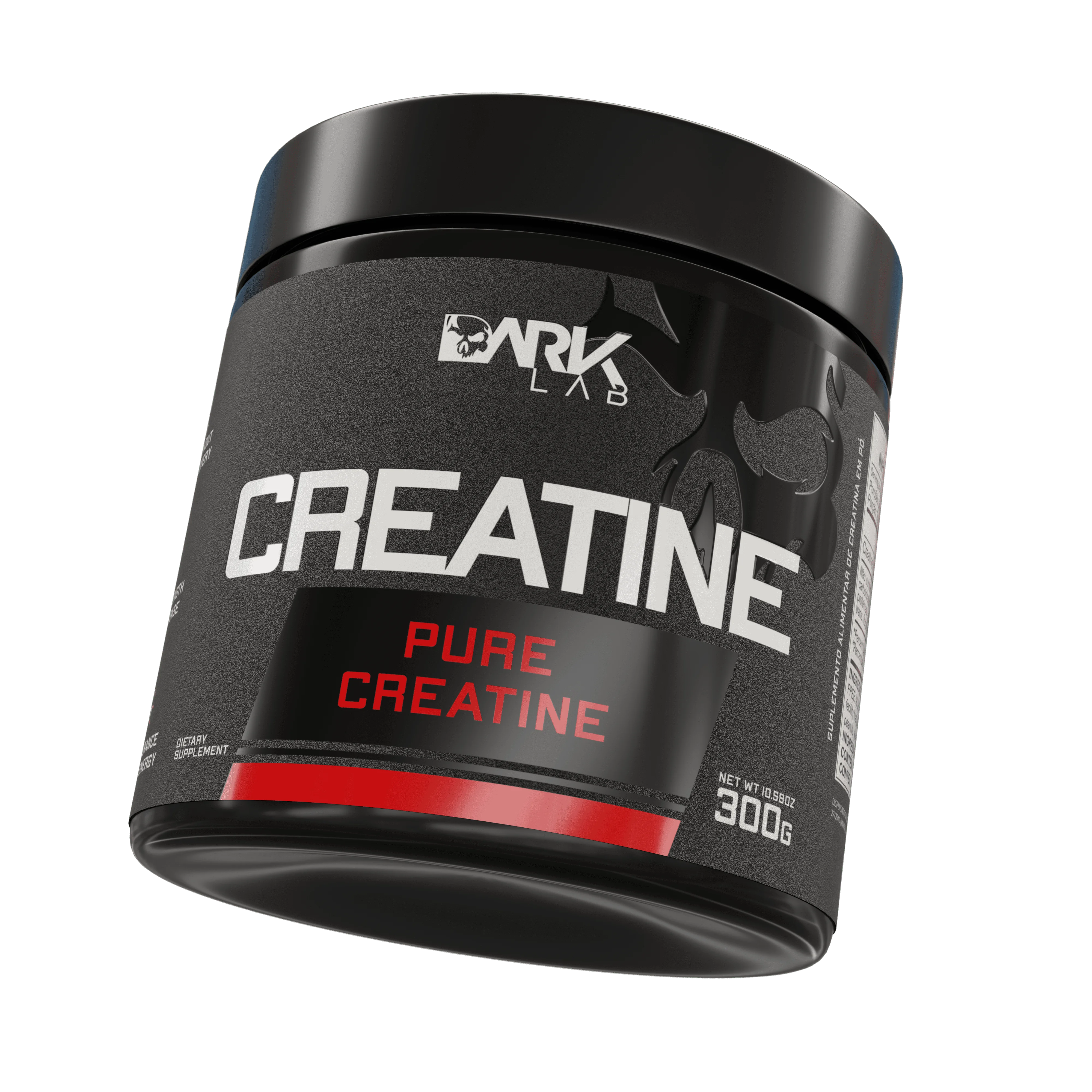 Creatina-100% pura, 300g, dark lab, 2 unidades