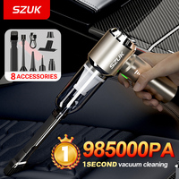 SZUK Car Vacuum Cleaner 985000PA Portable Handheld Wireless Strong Suction Car Cleaner Cleaning Machine Mini Car Vacuum Cleaner