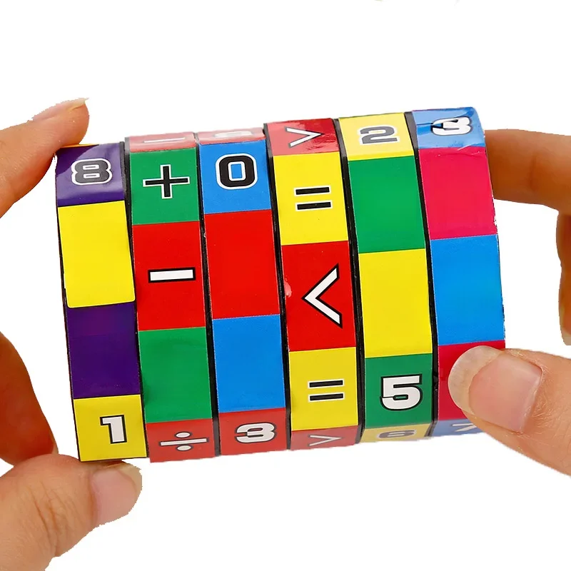 Montessori magiczny cylinder matematyka liczby kostka arytmetyczna zabawka dla dzieci matematyka liczenie gra Puzzle dla dzieci edukacja nauka — zdjęcie 2
