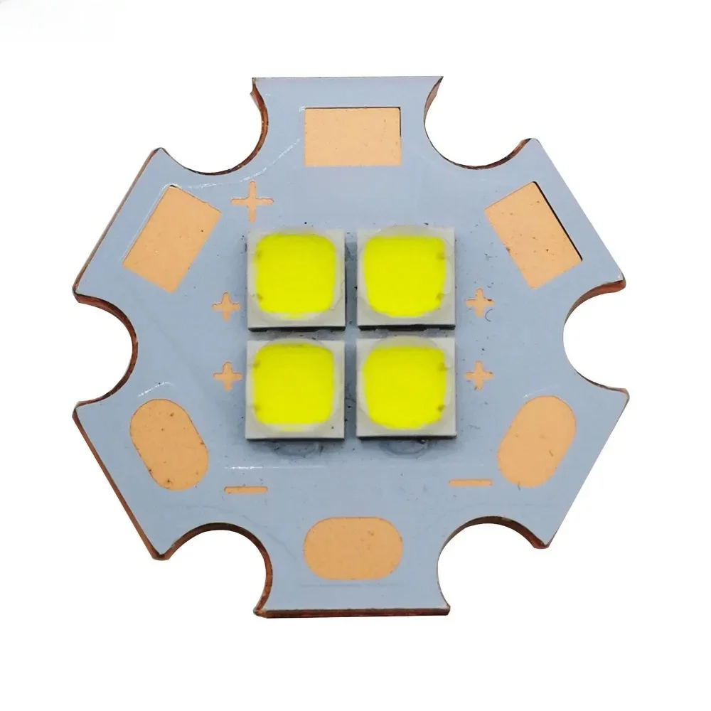 XPL XP-L 4 chipy 36W emiter LED zamiast XHP70 SST-90 3V/6V/12V zimna biała ciepła biała dioda LED z 20MM Cooper PCB — zdjęcie 2