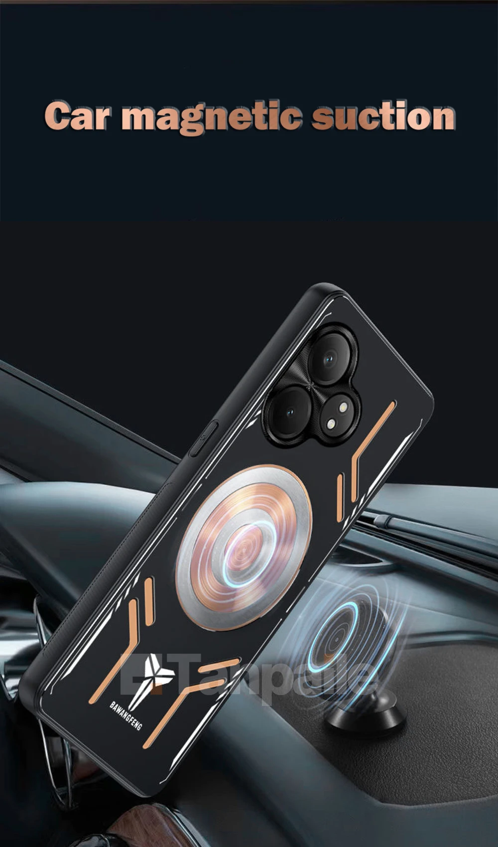 Copper Metal Cooling Case For Realme GT Neo6 SE 6T GT5 Neo5 GT2 2T