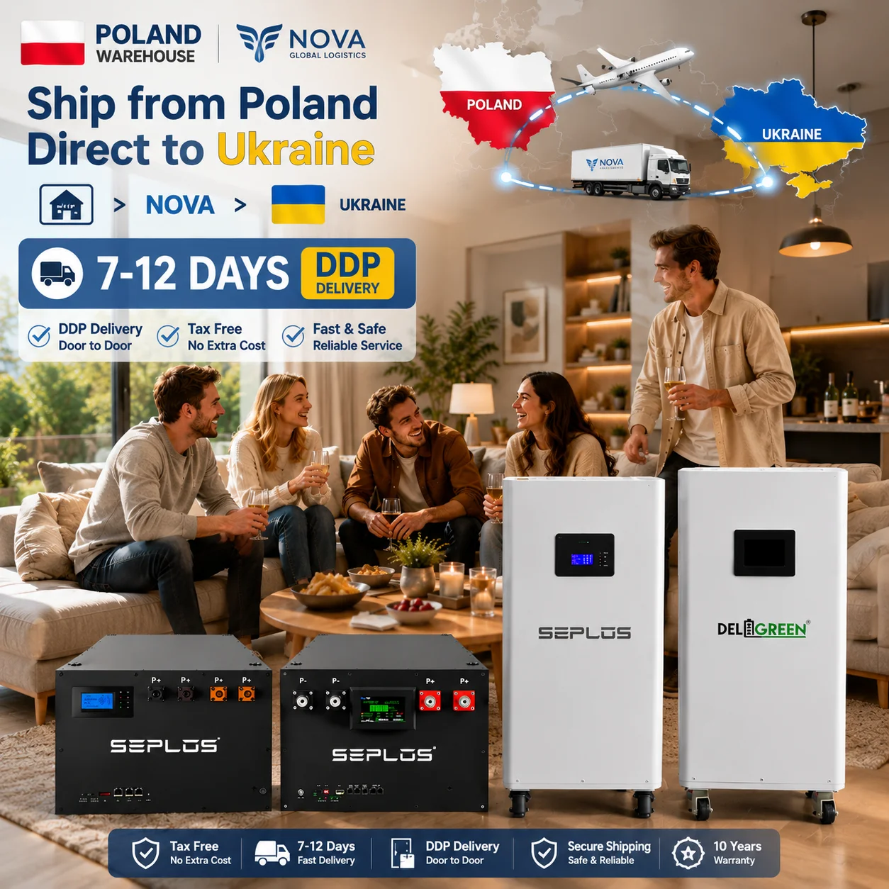 EU Stock Seplos V3 V4 Lifepo4 Battery Kit 48V 280AH 314AH 334AH JK V19 BMS Kits 2A Active Balancer CAN RS485 DDP To Ukraine