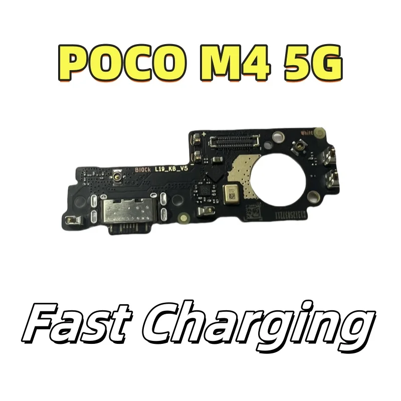 

Для POCO M4 5G USB зарядная плата PCB Type C порт зарядного устройства док-станция разъем микрофон гибкий кабель M4 5G