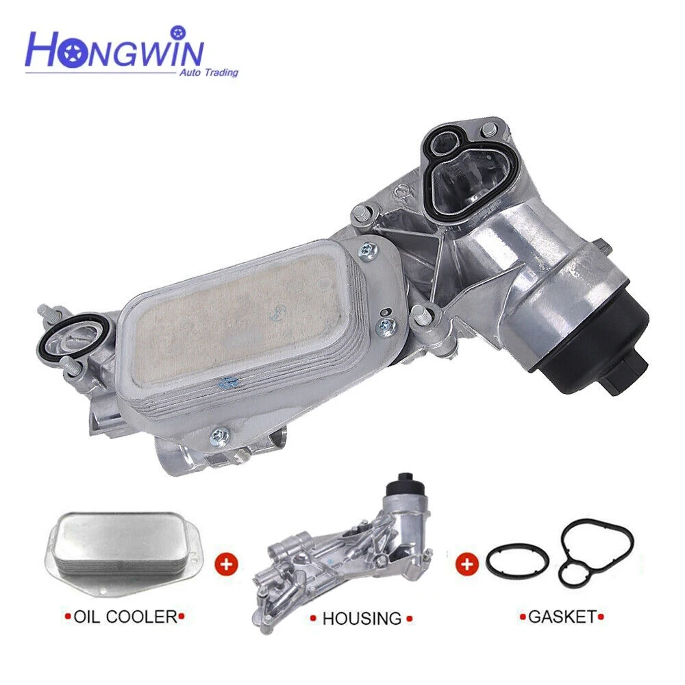 Engine Oil Cooler & Filter Assembly Aluminium for Cruze Sonic Aveo G3 Orlando Opel Vauxhall Astra 93186324 55353322 12992593 - Image 2