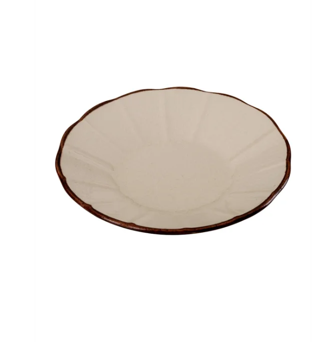 

Tea Plate Modern Design Patterned Ceramic Tea Plate, Handmade Tea Plate, Decorative Bowl
