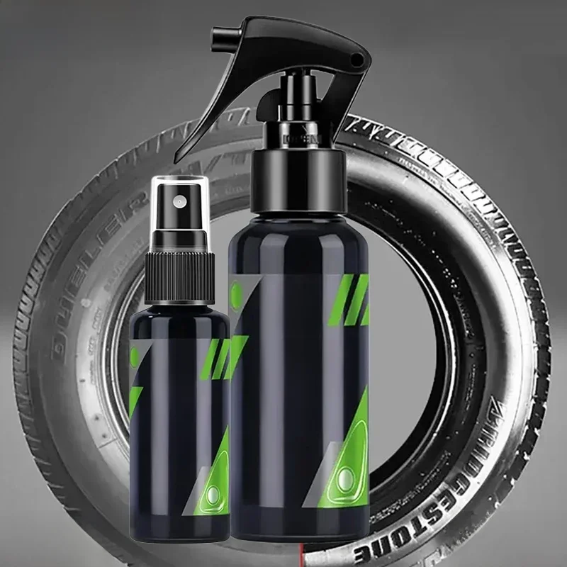 50ML100MLCar pneu brillant revêtements longue durée pneu haute brillance HGKJS22 voiture Auto pneu rénovation Agent nettoyant revêtement pulvérisation