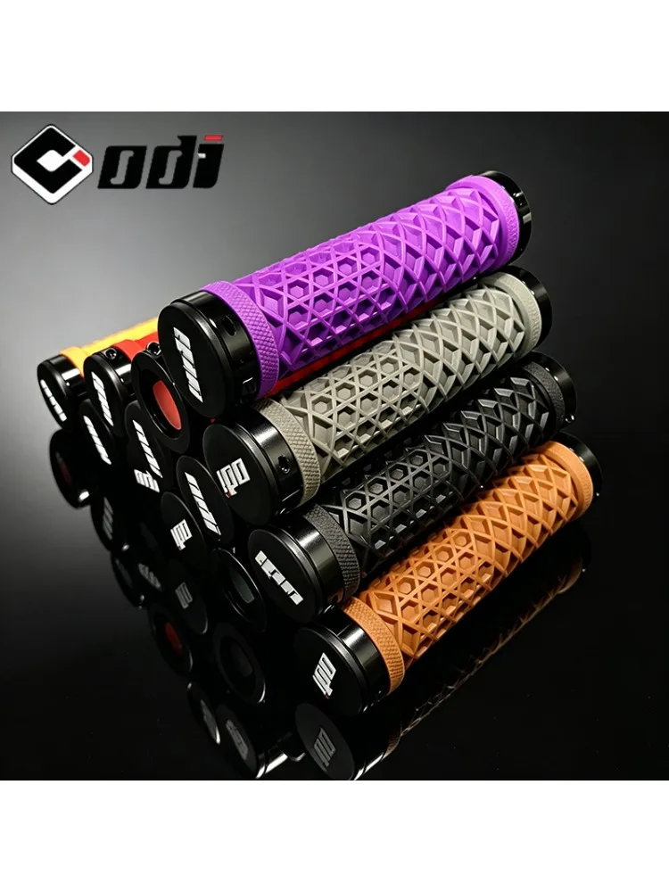 AliExpress ODI Bicycle Handlebar Grips Bike Silicone Cuffs Anti-Slip Shock Absorption Handle Cover Double Locking for MTB/BMX Bike Parts