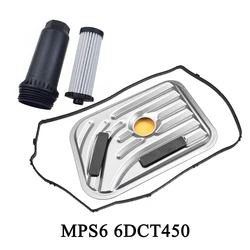 6DCT450 MPS6 Automatic Transmission Oil Filter w/ Gasket Gearbox Oil Pan Filter Gasket 7M5R-7G186AB 7M5R-7G186AC 7M5R-6C631AD