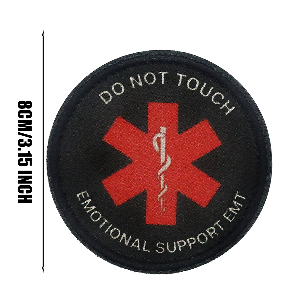 EMT MED Paramedic First Responder CAN'T FIX STUPID Humorous Patch, Funny Medical Emergency Tactical Badge Hook Loop Applique