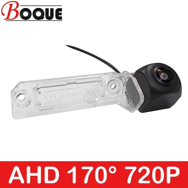 BOQUE 170 Degree 1280x720P HD AHD Car Vehicle Rear View Reverse Camera for SEAT Ibiza ST 6J Alhambra Altea Leon 2008-2016