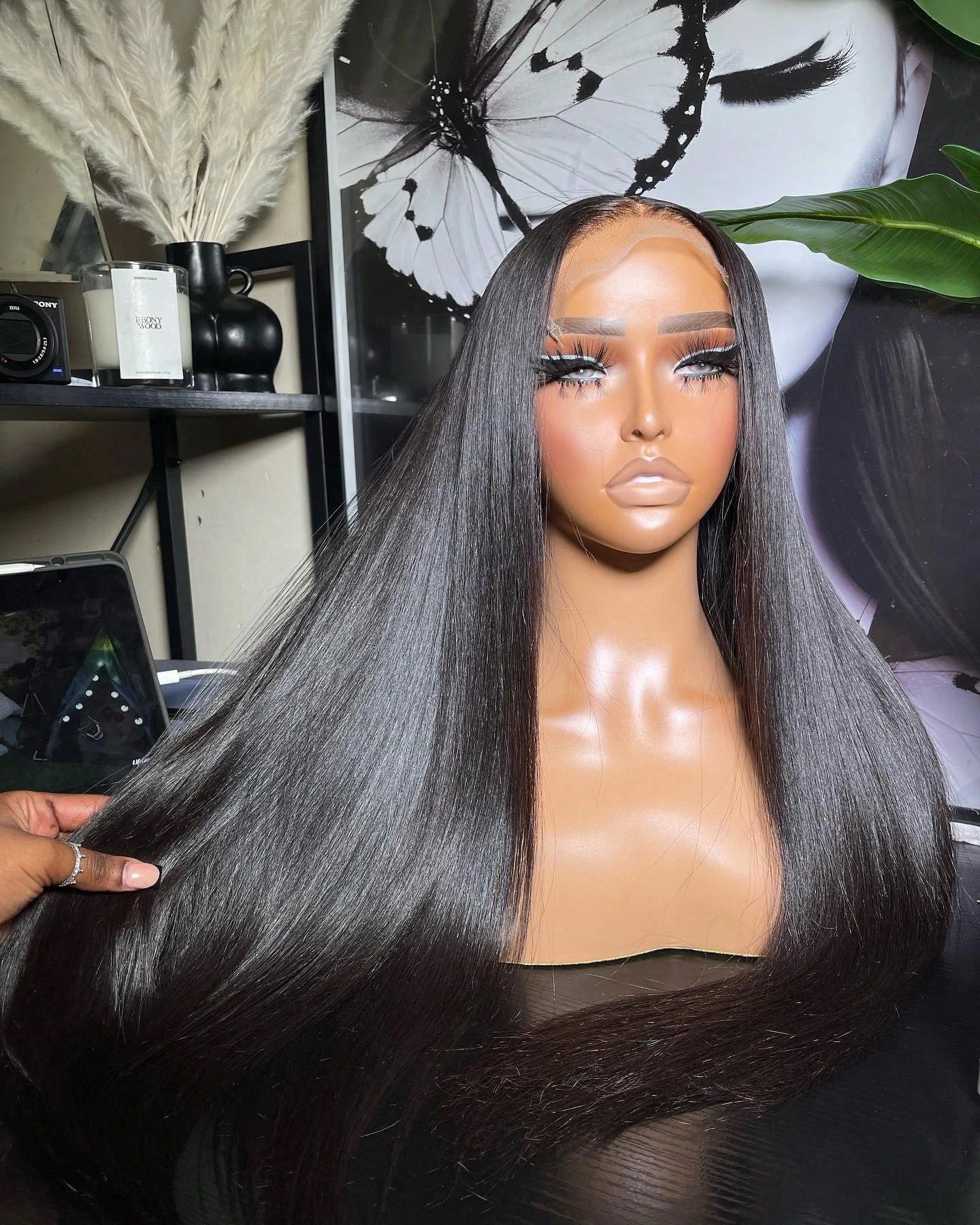 

360 Full Lace Wig 30 40 Inch Bone Straight Human Hair Wigs 13x6 Hd Transparent Lace Front Pre Plucked Brazilian 100% Human Hairs