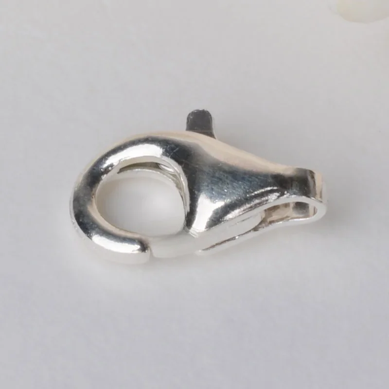 Stałe 925 Sterling Silver zapięcie homara pazur 8-16mm — zdjęcie 2