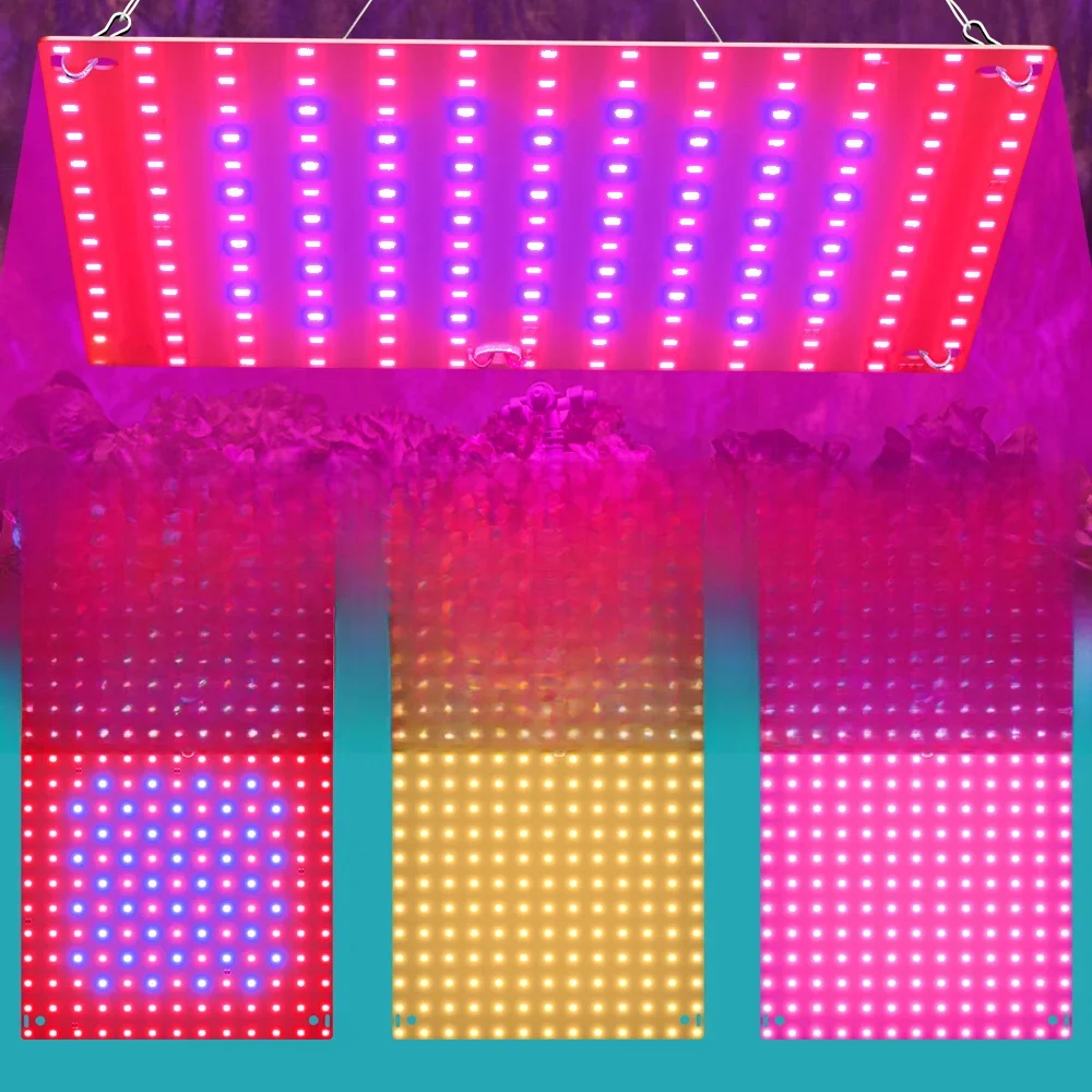 LED Plant Growth Light 220V Full Spectrum 40W Quantum Board Fill Lamp Hydroponic Seedling Cultivation Lamps Flower Grow Lighting
