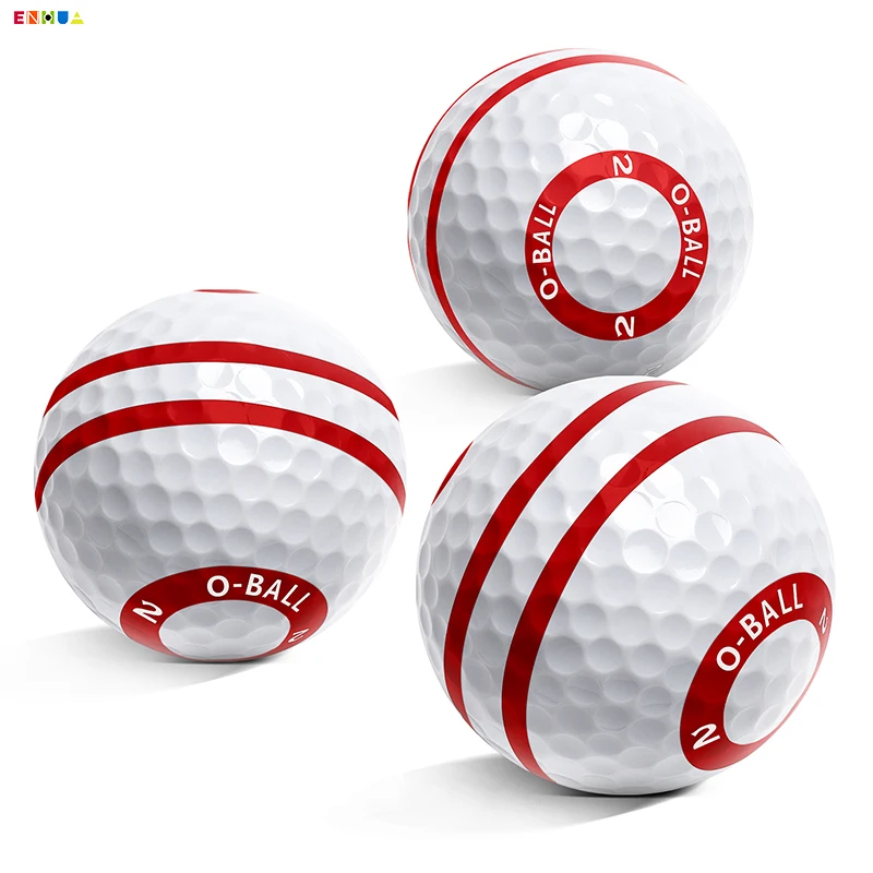 6PCS Golf Ball White 43mm Golf Three-layer Game Ball High Elasticity Rubber Sarin Material 80 Hardness Wind Tunnel Ball