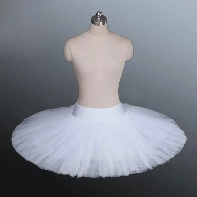 Professionele Platter Tutu Zwart Wit Rood Ballet Dans Kostuum Voor Vrouwen Tutu Ballet Volwassen Ballet Dans Rok Met Ondergoed - afbeelding 2