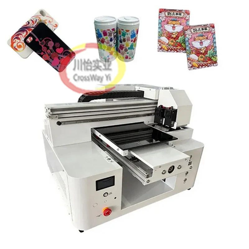 A3 UV Flatbed Printer UV Dtf Printing Machine For Pen Woods Glass Metal Acrylic