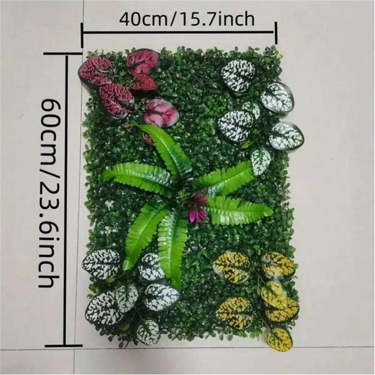 Künstliche Pflanzenwand, grüne Pflanzenwand für Zuhause, Hintergrund, Wand, Tür, Dekoration, Pflanze, Rasen, Wand, Gras, Haustür, Party-Dekoration – Detail 9