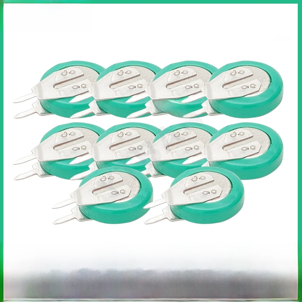 2-50 szt. 1.2V 20mAh Akumulator Ni-MH, bateria guzikowa z pinami do lutowania, do zabawek, timerów, energii słonecznej, elektroniki — zdjęcie produktu 6
