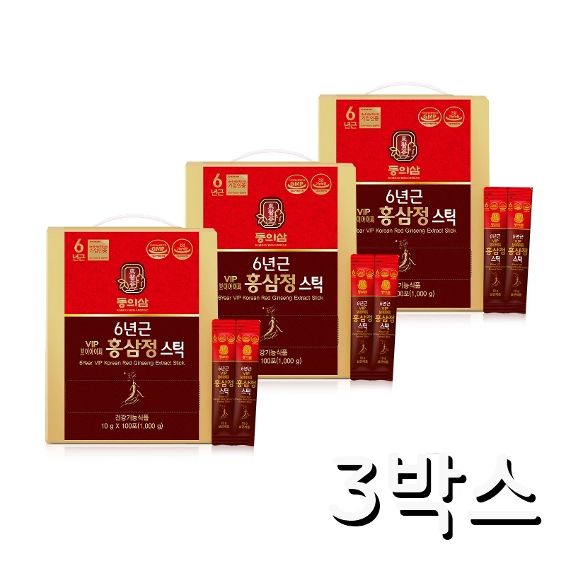 [Dong-I 3 6 years old VIP red ginseng stick (100)] 10G x 100 PO 3 box