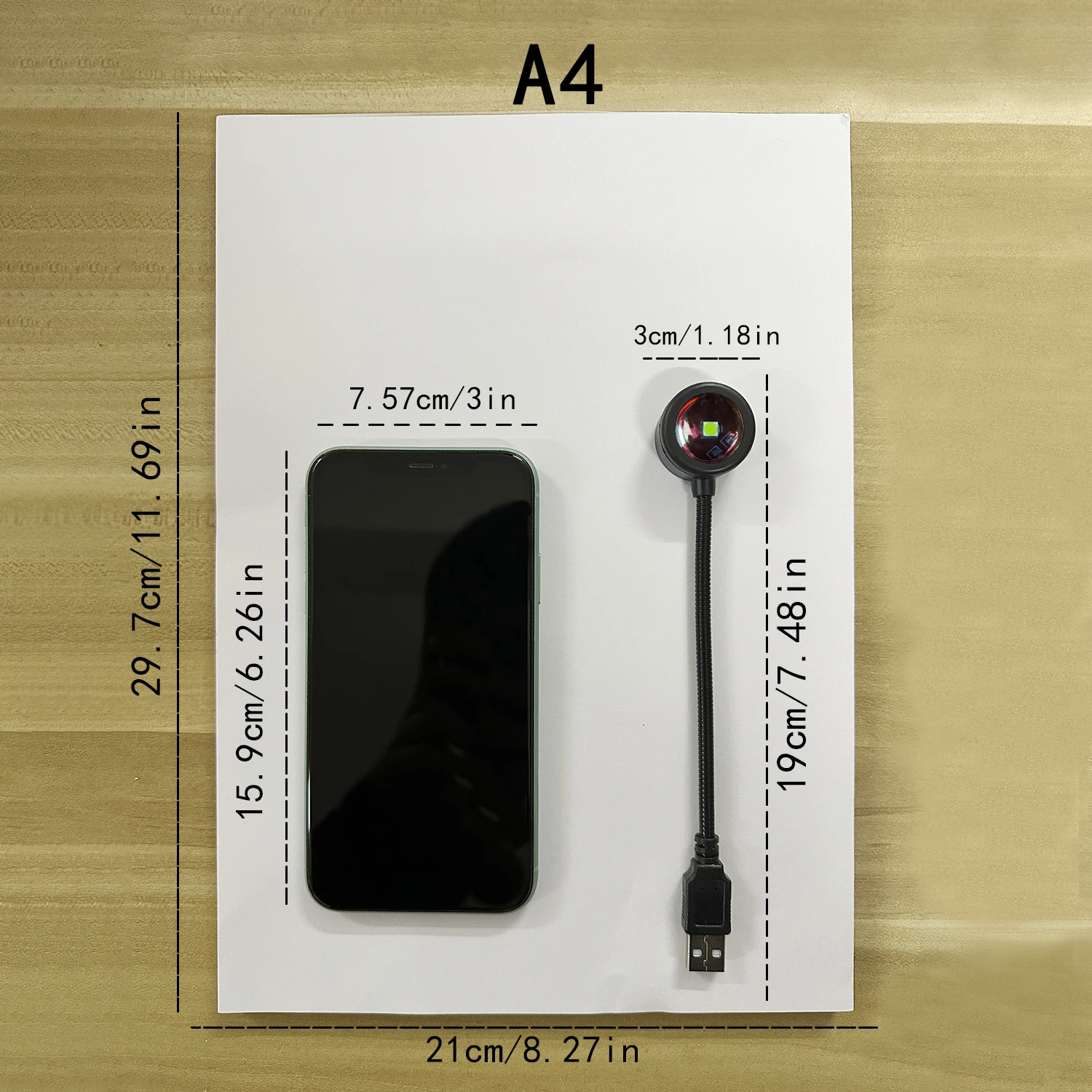 Lâmpada de projeção arco-íris, lâmpada decorativa USB com atmosfera de pôr do sol, rotação multiângulo, adequada para casa, sala de estar e quarto