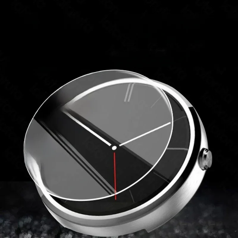 Protecteur d'écran pour montre intelligente, toutes tailles, montres rondes, en verre trempé, diamètre 23 25 28 32 33 37 43 44 45 46mm