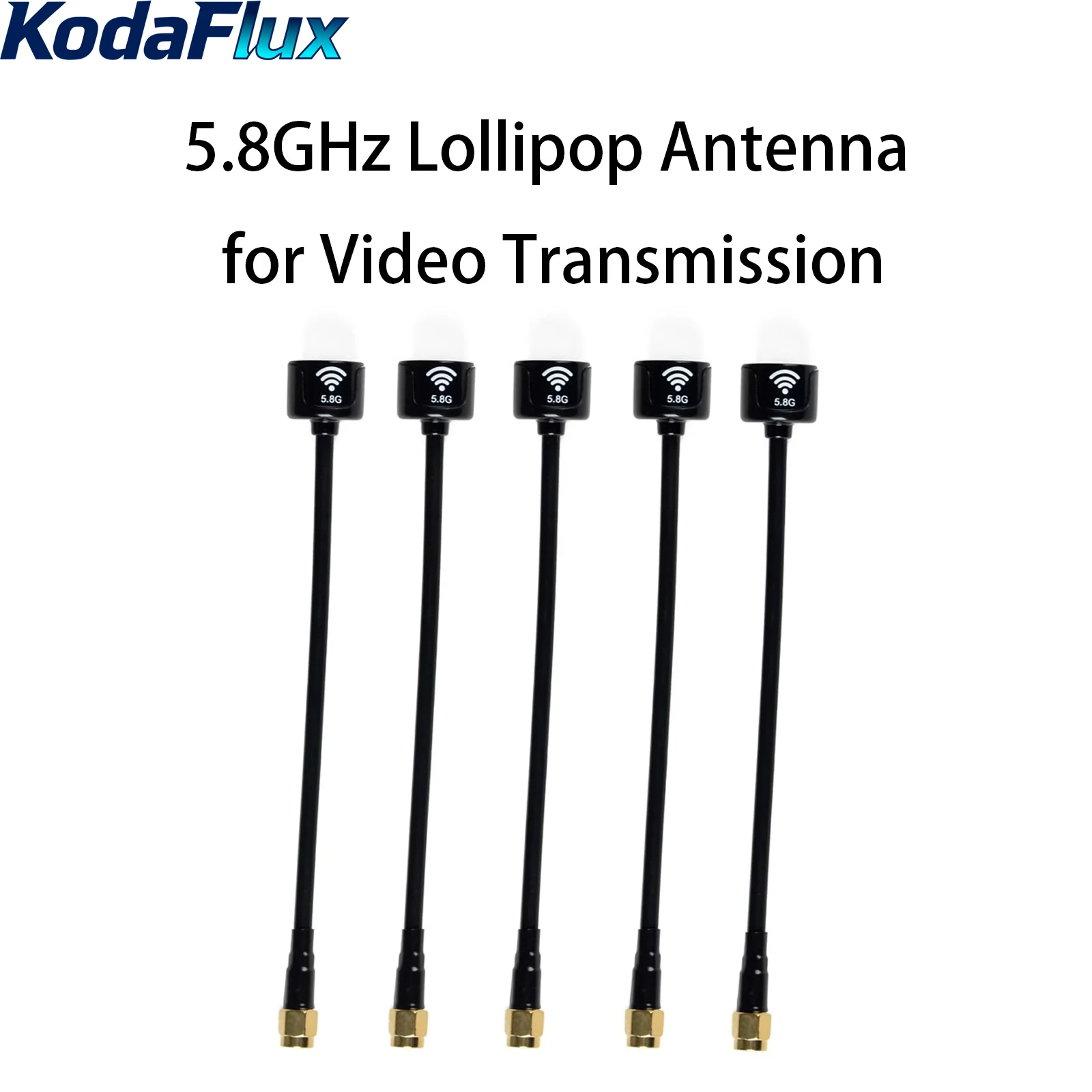 5.8G FPV Antenna Long Range Lollipop Antenna RHCP 150MM Extended VTX FPV Drone Transmit Antenna
