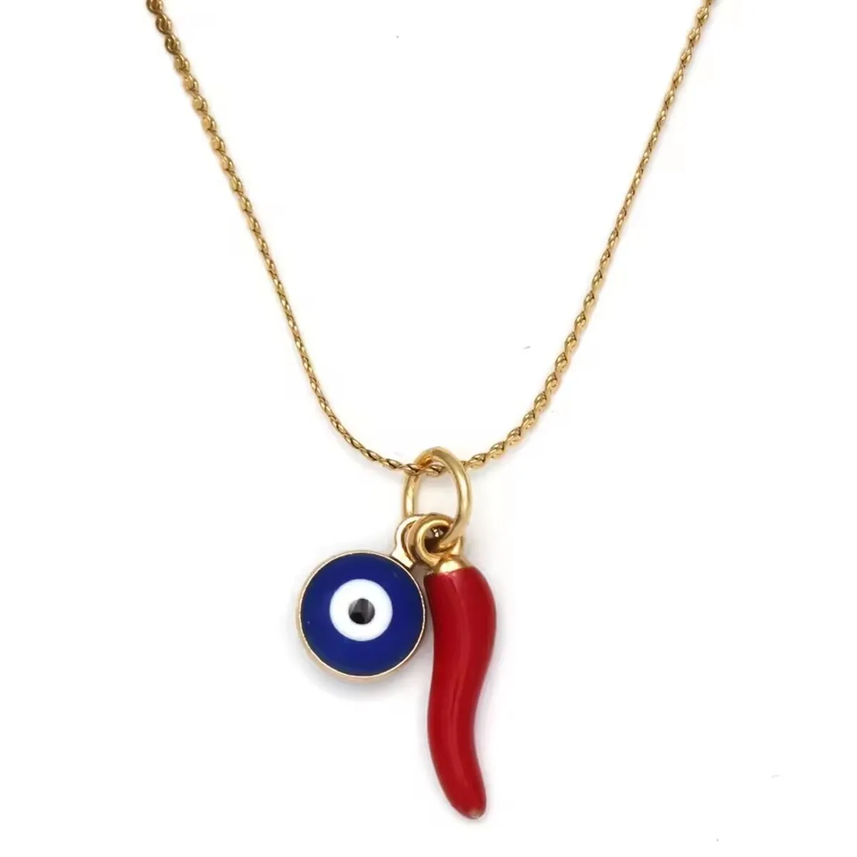 محظوظ العين قطرة النفط الأزرق التركية عين الشر قلادة اليد الشمس الفلفل الصليب قلادة قلادة للنساء الفتيات الرجال الأزياء والمجوهرات