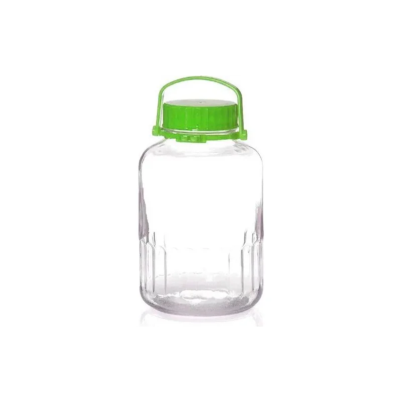 

Pasabahce Harvest Green Plastic Jar With Lid 8000 cc 1 PCs