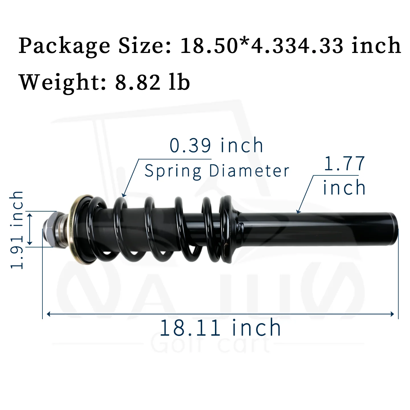New EXCAR Front Shock Absorber Golf Cart Suspension Parts Accessories