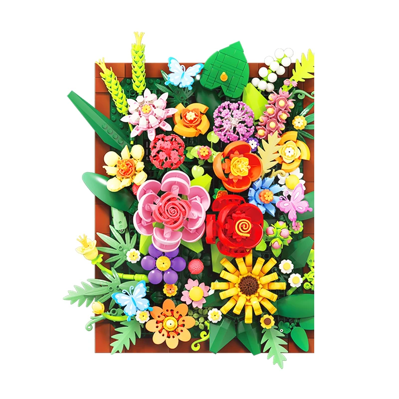 

Weekit микро кирпич цветок мир строительные блоки креативный букет подсолнечника живопись Декор кирпичи игрушка подарок на день Святого Валентина