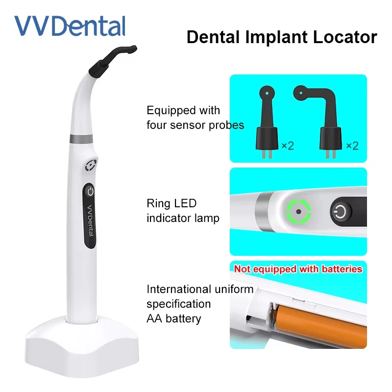 

VVDental Implant Locator Detector with 3 Modes Cross-Scanning Precise Sensor Smart Find Implant Screw can 360° Rotation