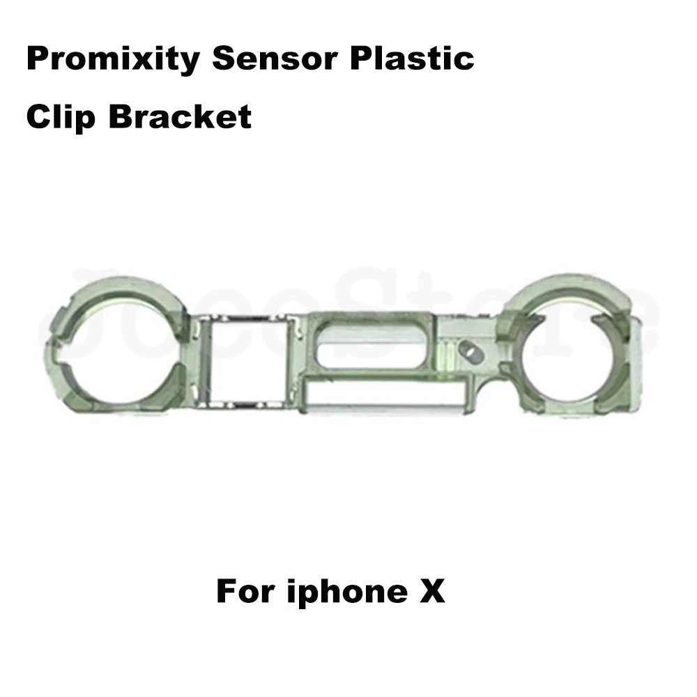 10set Vorne Kamera Proximity Sensor Kunststoff Halterung Halter Clip Für iphone 5 5s 5c 6 6S 7 8 Plus X XR XS 11 Pro Max Ring Kappe