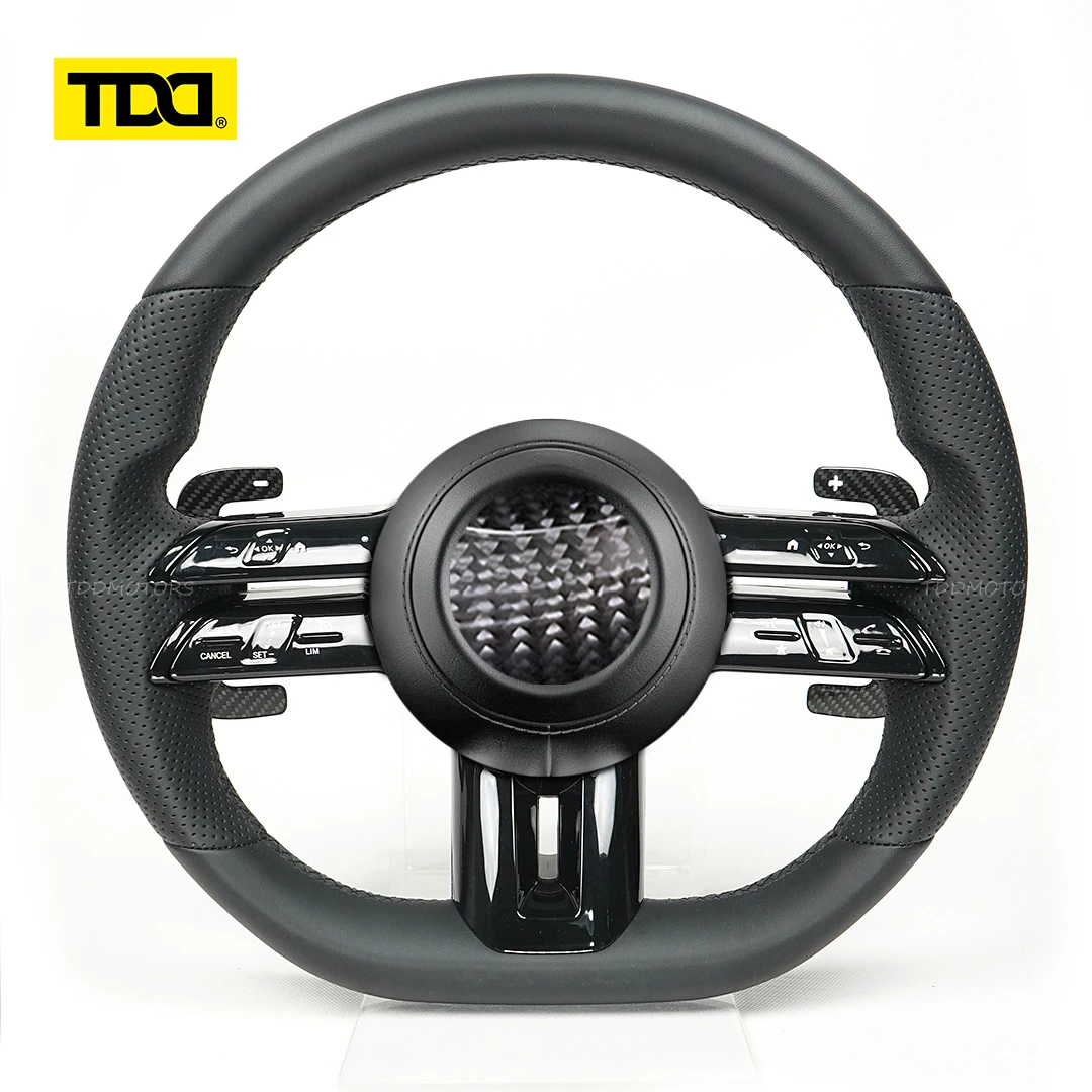 

TDD Glossy Carbon Fiber Magnetic Paddle Shifters for Mercedes Benz G63 2025 E CLS C-Class W213/W214 W223 W206 SUV W167 X167 2024