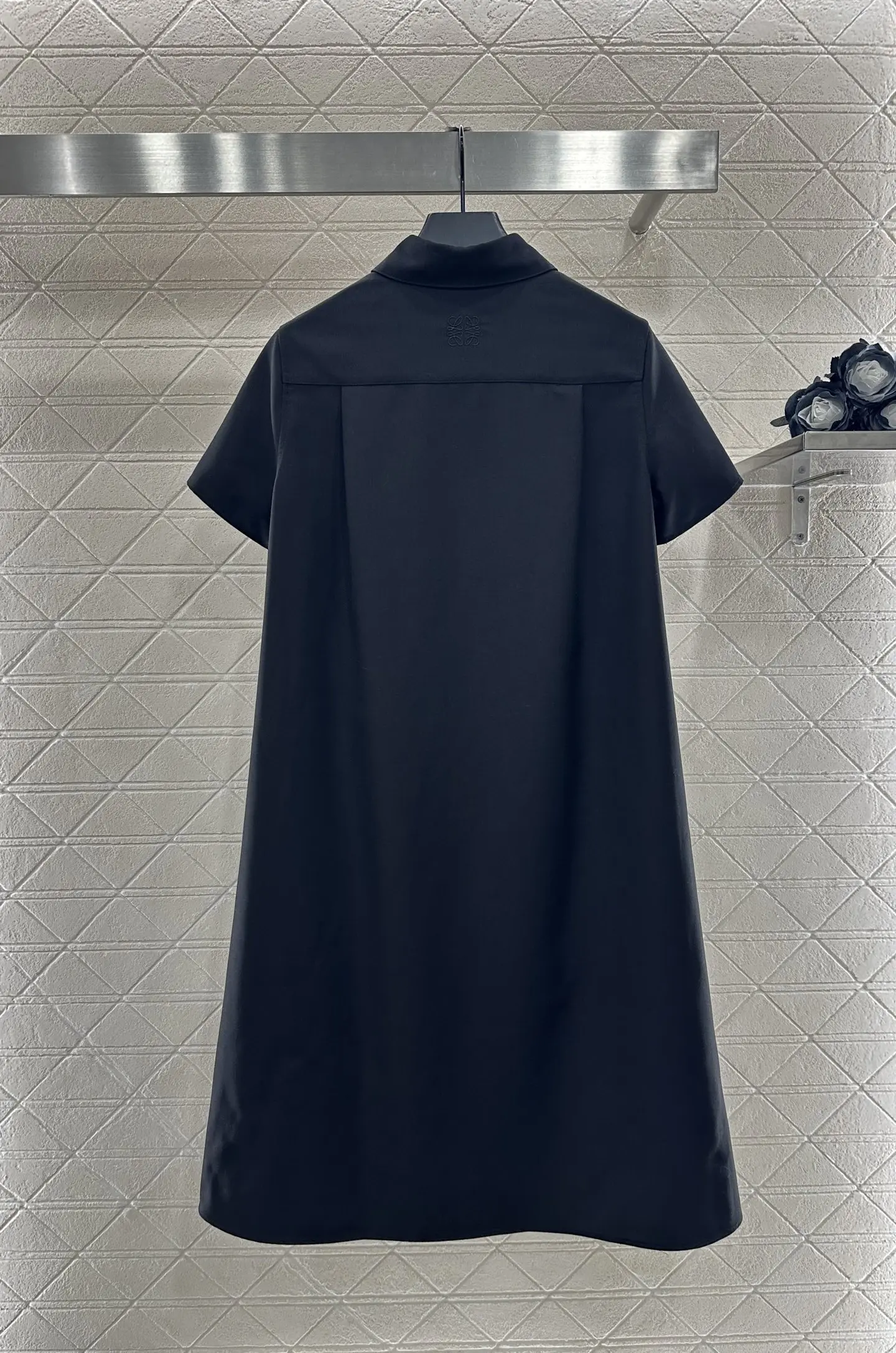 

2052 New and Comfortable Early Autumn Office Lady High Quality Leather Free Draping Buckle Pleated Dress