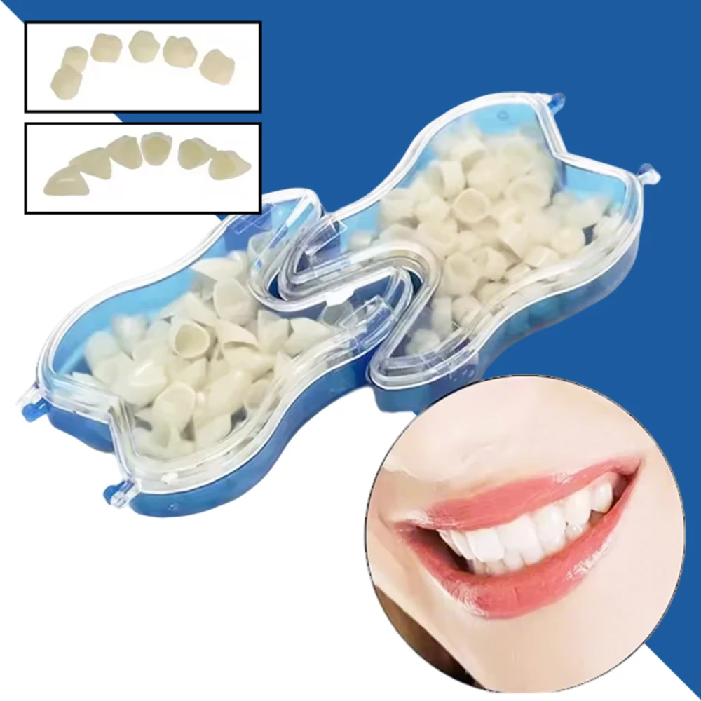 

50 Pcs Dental Temporary Crowns Posterior Molar Resin Teeth for Replacement Repair Missing Tooth Simulation and Lab Practice