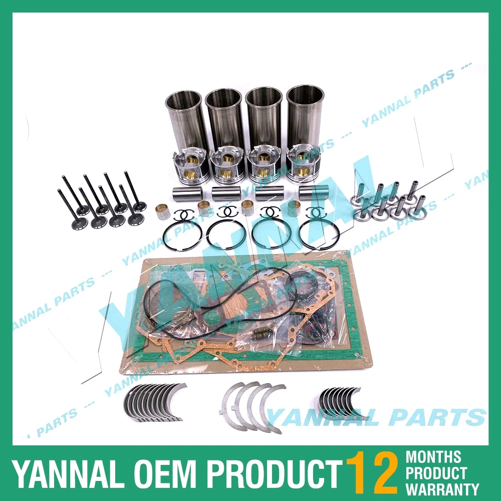 For Yanmar Engine Parts 4TNV98T S4D98E S4D98E-2NFN Overhaul Rebuild Kit